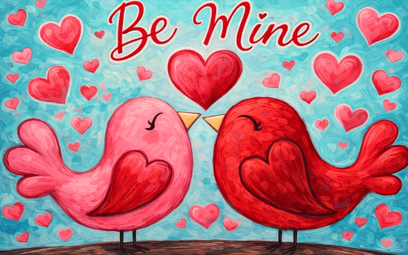Love Birds Paint Party in Bakersfield with ReMARKable Paint Party by Susan Anspach